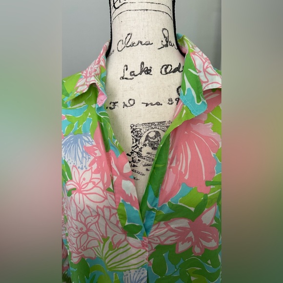 Lilly Pulitzer Multi colored shirt dress - Picture 3 of 11